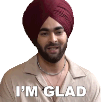 I'M Glad Manjot Singh Sticker - I'M Glad Manjot Singh Pinkvilla Stickers