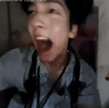 a woman with a stethoscope around her neck is screaming