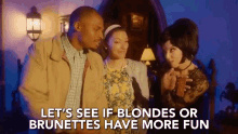 Lets See If Blondes Or Brunettes Have More Fun Room Key GIF - Lets See If Blondes Or Brunettes Have More Fun Blondes Or Brunettes Room Key GIFs