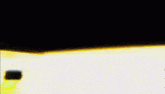 a cartoon character with a red shirt and a white jacket is standing in front of a yellow light .