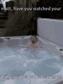 Matthew In A Hot Tub Matthew Hot Tub GIF - Matthew In A Hot Tub Matthew Hot Tub Matt Hot Tub GIFs