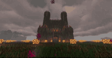 Minecraft Raining GIF - Minecraft Raining Castle GIFs
