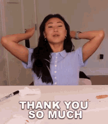 Thank You So Much Lizzy Capri GIF - Thank You So Much Lizzy Capri Thanks GIFs