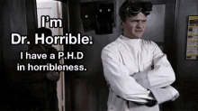 Dr. Horrible GIF