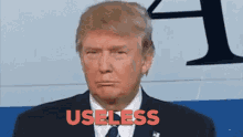 Useless Trump GIF - Useless Trump Dont Care GIFs
