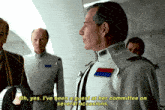 a man in a military uniform says " oh yes i 've been a guest at her committee "