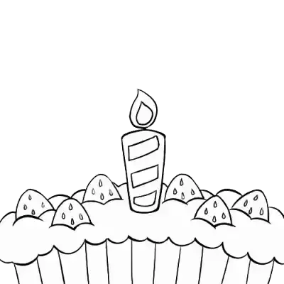 Santosh Dawar Happy Birthday Sticker - Santosh Dawar Happy Birthday Cupcake Stickers
