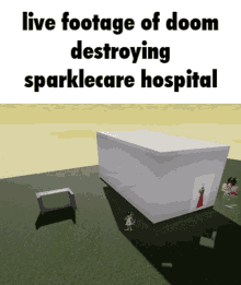 Sparklecare Hospital Nurse Doom GIF - Sparklecare Hospital Nurse Doom Live Footage Of Doom Destroying Sparklecare Hospital GIFs