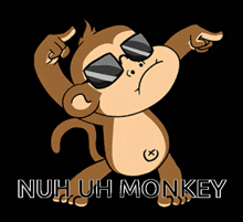 Nuh Uh Monkey GIF - Nuh Uh Monkey GIFs