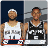 New Orleans Pelicans (82) Vs. San Antonio Spurs (98) Third-fourth Period Break GIF - Nba Basketball Nba 2021 GIFs
