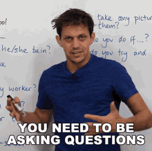 You Need To Be Asking Questions Benjamin GIF - You Need To Be Asking Questions Benjamin Engvid GIFs