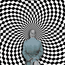trippy hypnotic illusion spiral shapes