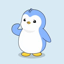 Fanning Myself Pudgy Penguins GIF
