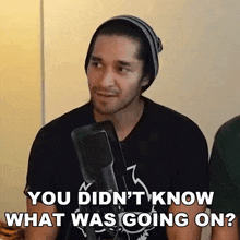You Didnt Know What Was Going On Wil Dasovich GIF - You Didnt Know What Was Going On Wil Dasovich Wil Dasovich Superhuman GIFs