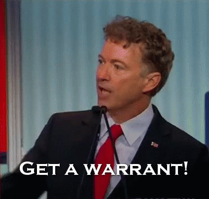 Rand Paul Get A Warrant GIF - Rand Paul Get A Warrant GIFs