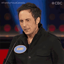 thinking jonny harris family feud canada wondering lost in thought