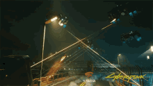 a video game called cyberpunk is displayed on a screen