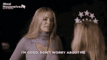 Leah Rhony Good Im Good GIF - Leah Rhony Good Im Good Dont Worry About Me GIFs