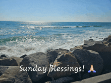 Sunday Blessings Ocean GIF