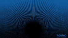 a blue background with a pink rectangle in the middle and the word renpho on the bottom