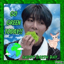 Green Earth Day GIF - Green Earth Day Jeongin GIFs