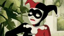 harley quinn unlikely improbable unexpected doubtful