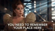 You Need To Remember Your Place Here Giselle GIF - You Need To Remember Your Place Here Giselle Amy Adams GIFs