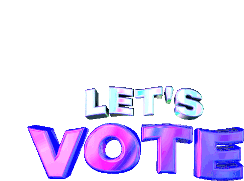 Lets Vote Voting Sticker - Lets Vote Voting Vote Stickers