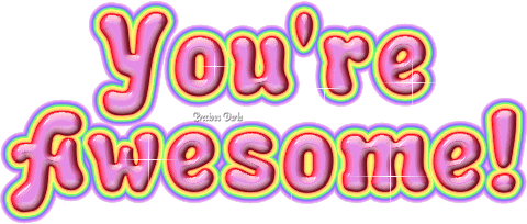Youre Awesome Shining Sticker - Youre Awesome Shining Glittery Stickers