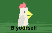 B Yourself Chicken Horse GIF