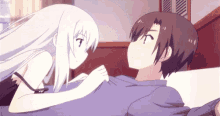 Anime Couple GIF - Anime Couple Peck GIFs