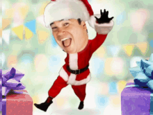 Dean Cain Dancing GIF - Dean Cain Dancing Santa Cartoon GIFs