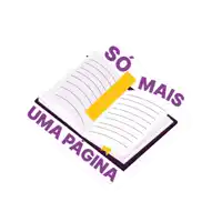 an open book with the words so mais uma pagina written below it