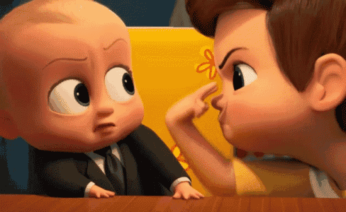 Watching You GIF - TheBossBaby WatchingYou Push - Discover & Share