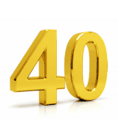 40 Numbers Sticker - 40 Numbers Stickers
