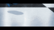 a shadow is cast on a white surface