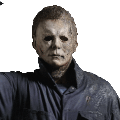 Stabbing Michael Myers Sticker - Stabbing Michael Myers Halloween Kills Stickers