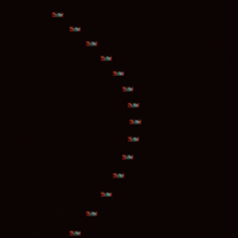 a dark background with a few red and blue lines on it