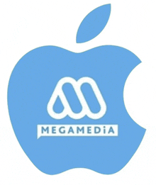 Megamedia Logo Apple GIF - Megamedia Logo Apple GIFs