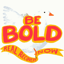 be bold real recovery now dove white dove bird
