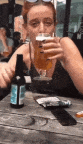 Sandcastle Drinking Beer GIF - Sandcastle Drinking Beer Beer GIFs