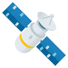 satellite travel joypixels space station space capsule