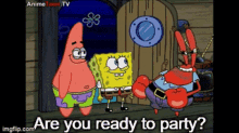Party Read GIF - Party Read Mr Krabs GIFs