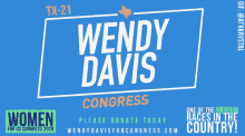Wendy Davis Wendy For Congress GIF