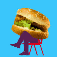 Burger Chicken GIF - Burger Chicken Fast Food GIFs