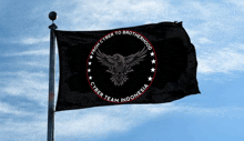 a black flag that says cyber team indonesia on it