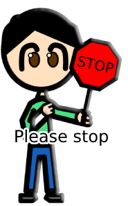 Stop Stop It Sticker - Stop Stop It Pause Stickers