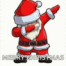 Santa Merry Christmas GIF - Santa Merry Christmas Dab GIFs