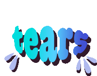 Tears Crying Sticker