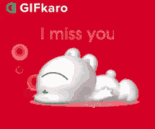 I Miss You Gifkaro GIF